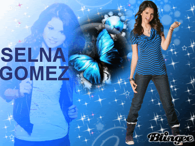 474179049_282096.gif selena gomez blue butterfly image by demi7609