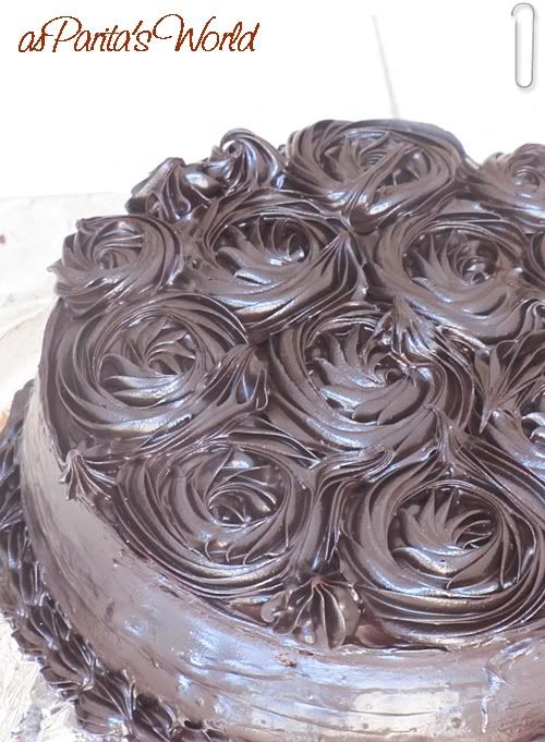Eggless Chocolate Truffle Cake, Visit paritaskitchen.blogspot.com for recipe!