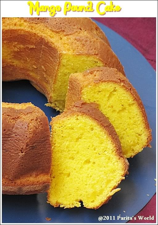Mango Pound Cake,Mango Cake,Mango butter cake,Tea Cake,Baking,Sweet Breads,Sweets and Desserts,Cakes