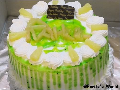 Pineapple Kiwi Fresh Cream Cake, Pineapple Kiwi Fresh Cream Cake