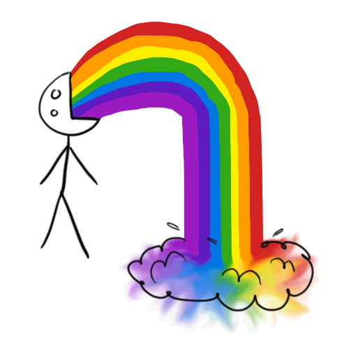 RainbowPukeStickFigure.gif Rainbow Puke Stick Figure