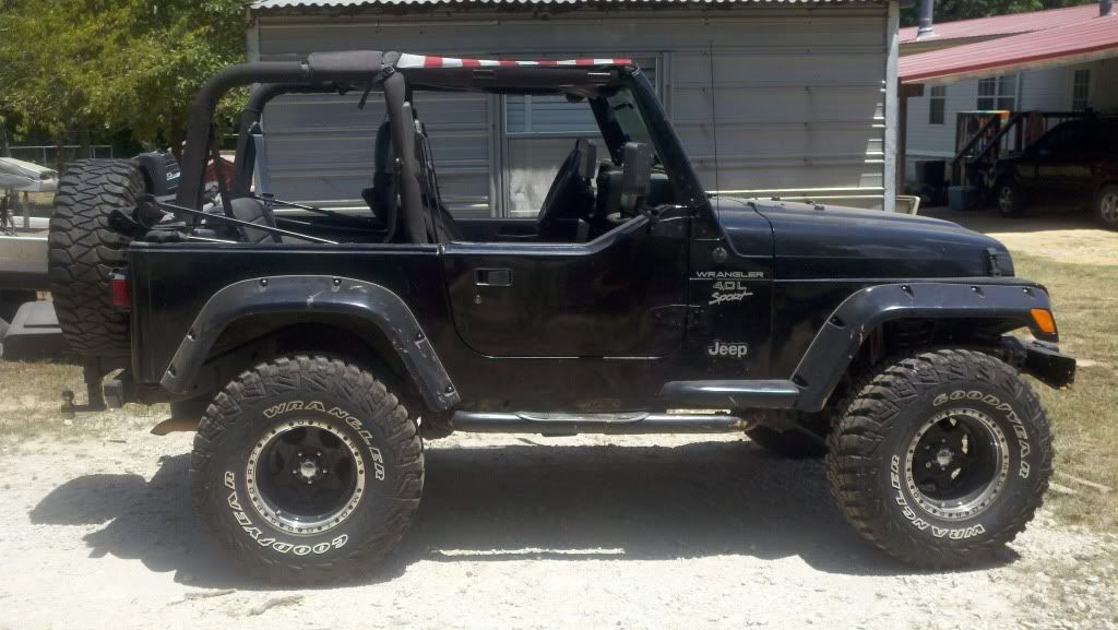 Jeep with ultra rogue wheels #4