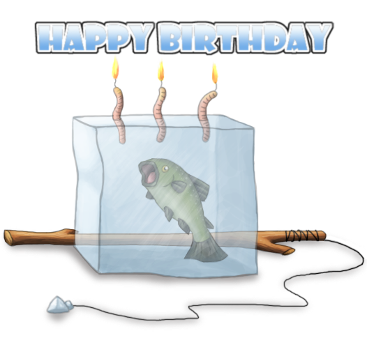 Happy birthday fish photo: Eskimo Cake birthdaycake.png