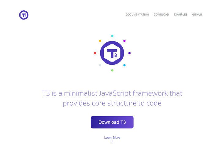 T3 JavaScript Framework for Large-scale Web Applications