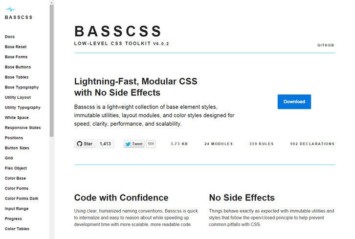 Basscss - A Low Level CSS Toolkit