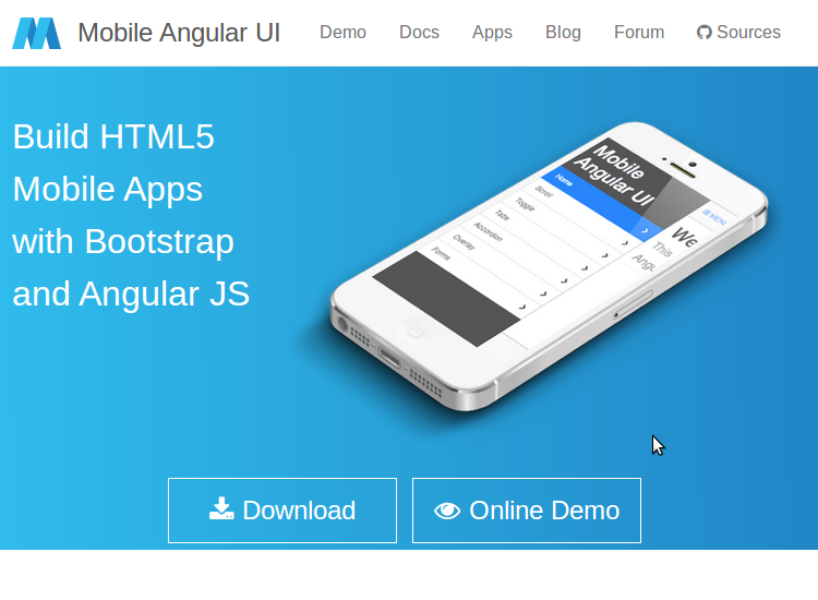 Mobile Angular UI