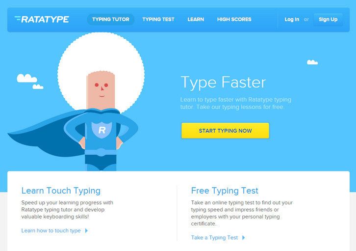 Learn to Type Faster with Ratatype Typing Tutor
