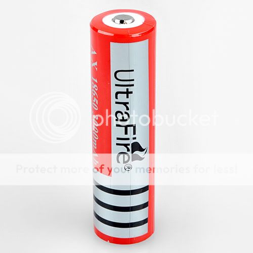 UltraFire 18650 3000mAh Rechargeable Battery 3.7V  